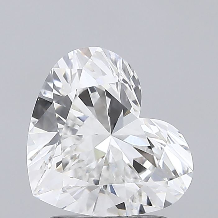 1.96ct Heart Lab Diamond, E/VVS2, 7.57mm x 8.94mm x 4.92mm