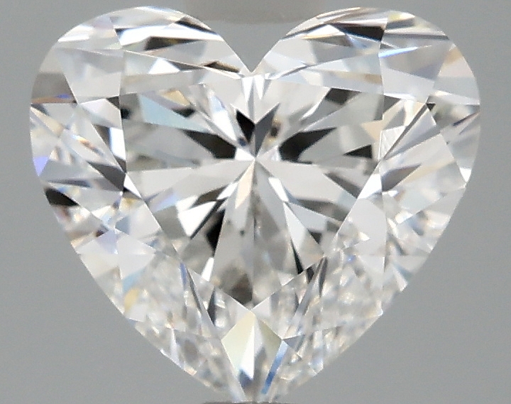 2.08ct Heart-Shaped Lab-Grown Diamond, F Color, VVS1 Clarity