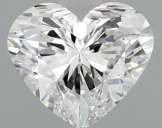 2.1ct Heart-Shaped Lab-Grown Diamond, D Color, VVS2 Clarity