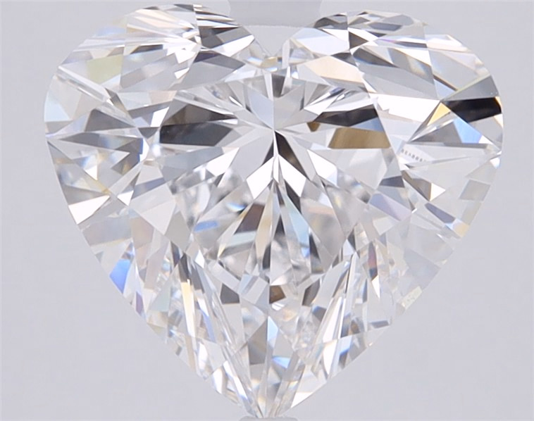 2.51ct Heart Cut Lab-Grown Diamond, 8.56mm ID, D/VVS1