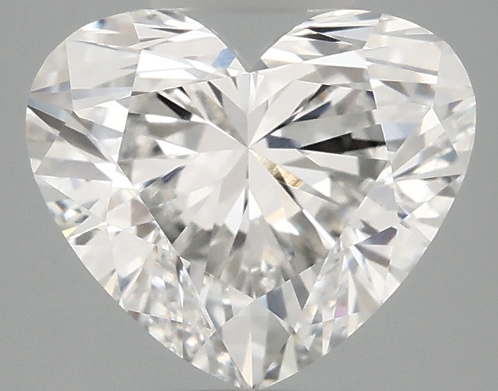 2.59ct Heart Cut Lab-Grown Diamond, F/VVS2, 8.17mm x 9.59mm x 5.59mm