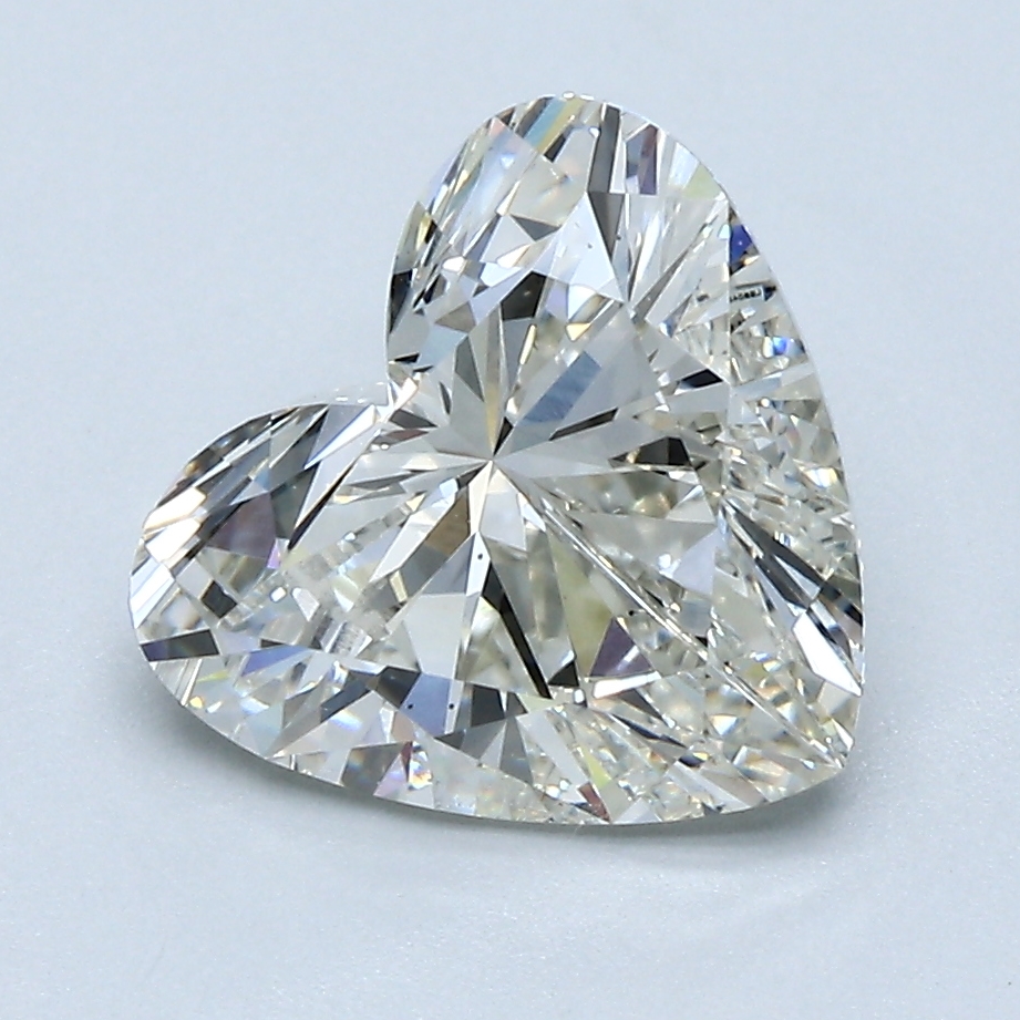 2.64ct Heart Cut Lab-Grown Diamond, H/VS1, 8.79mm ID