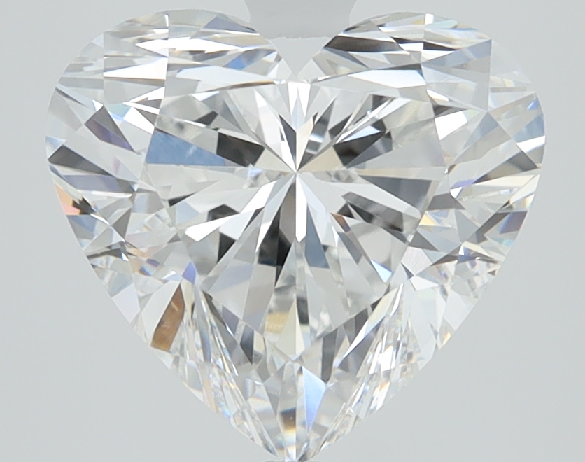 3.01ct lab-grown heart diamond E/VVS1, 9.01mm ID