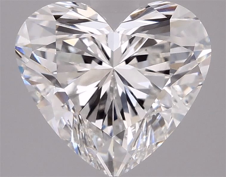 3.1ct Heart Cut Lab-Grown Diamond, D Color, VVS2 Clarity