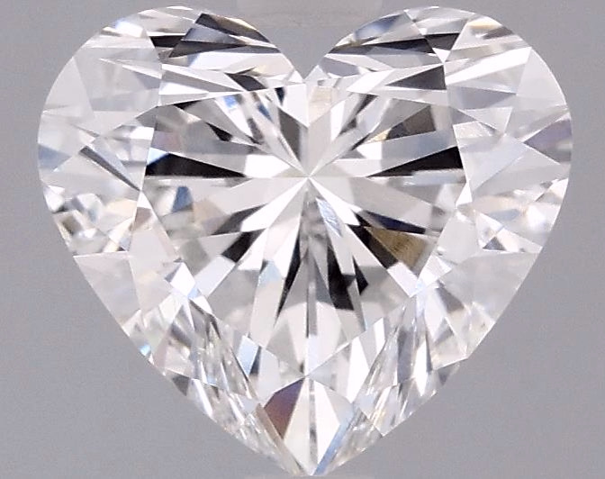 3.1ct Heart Cut Lab-Grown Diamond, E/VVS2, 8.75mm ID