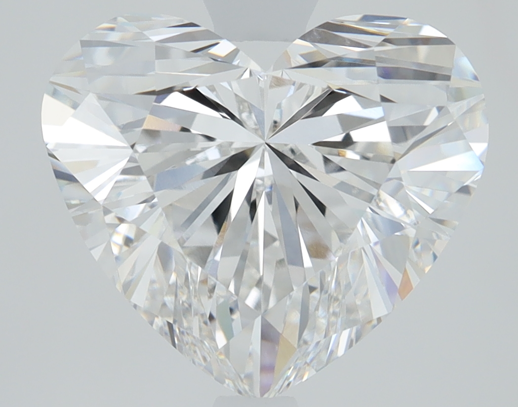 3.2ct Heart Cut Lab-Grown Diamond, 8.83mm ID, D/IF, IGI Certified