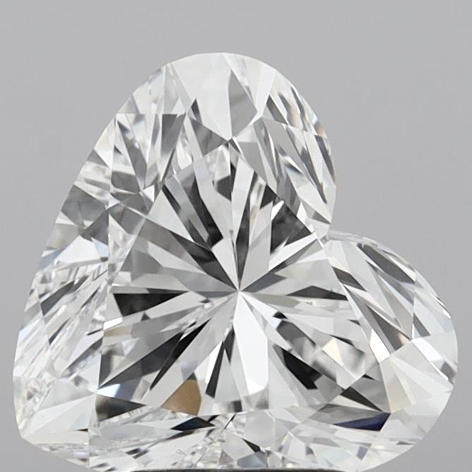 3.53ct Heart Cut Lab-Grown Diamond, E/VVS2, 9.65mm ID