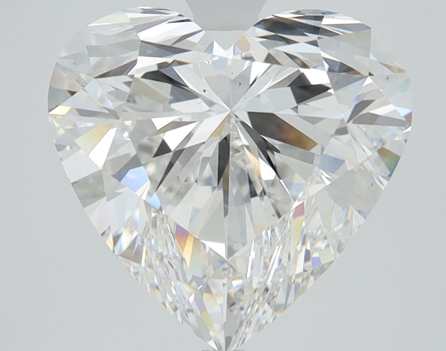 3.58ct Heart Cut Lab-Grown Diamond, E/VS2, 9.85mm x 10.37mm x 6.31mm