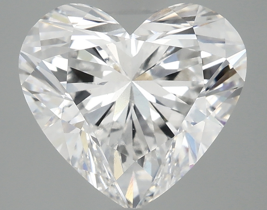 4.08ct Heart Cut Lab-Grown Diamond, 10mm ID, D/VS2, IGI Report LG706525950