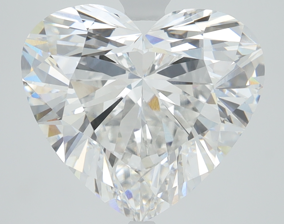 4.57ct Heart-Shaped Lab-Grown Diamond, D/VS1, 10.45mm ID