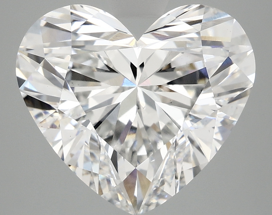4.85ct Heart Cut Lab-Grown Diamond, E/VS1, 10.52mm x 11.92mm x 6.88mm