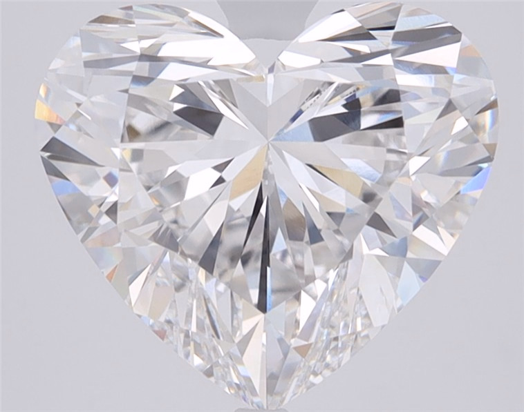 5.03ct Heart Cut Lab-Grown Diamond, E/VVS1, 11.24mm ID