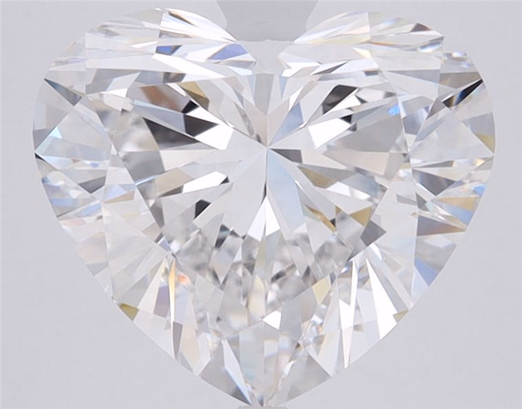 5.05ct Heart Cut Lab-Grown Diamond, E/VVS1, 10.37mm ID