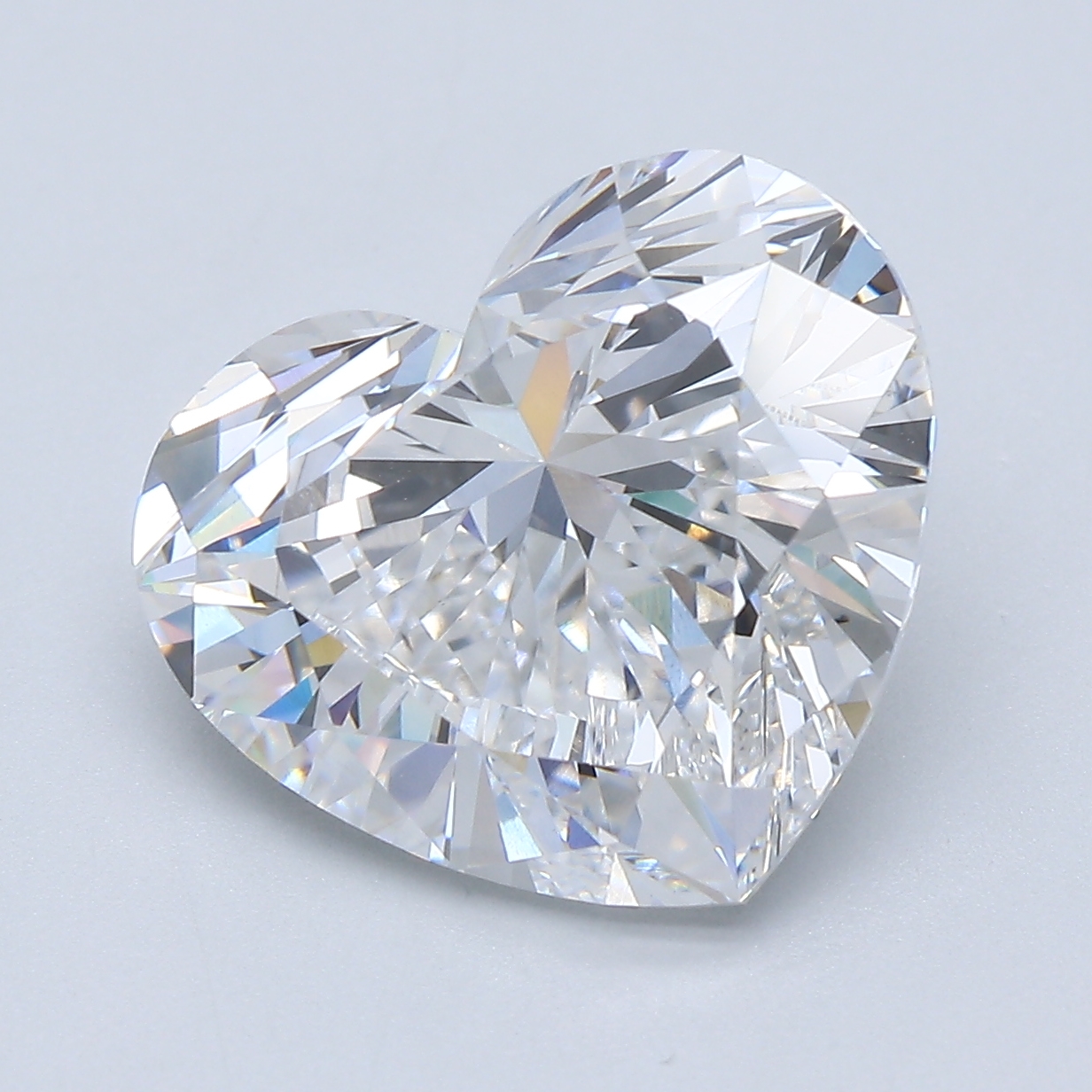 7.04ct Heart-Shaped Lab-Grown Diamond, D/VS2, 11.31mm ID