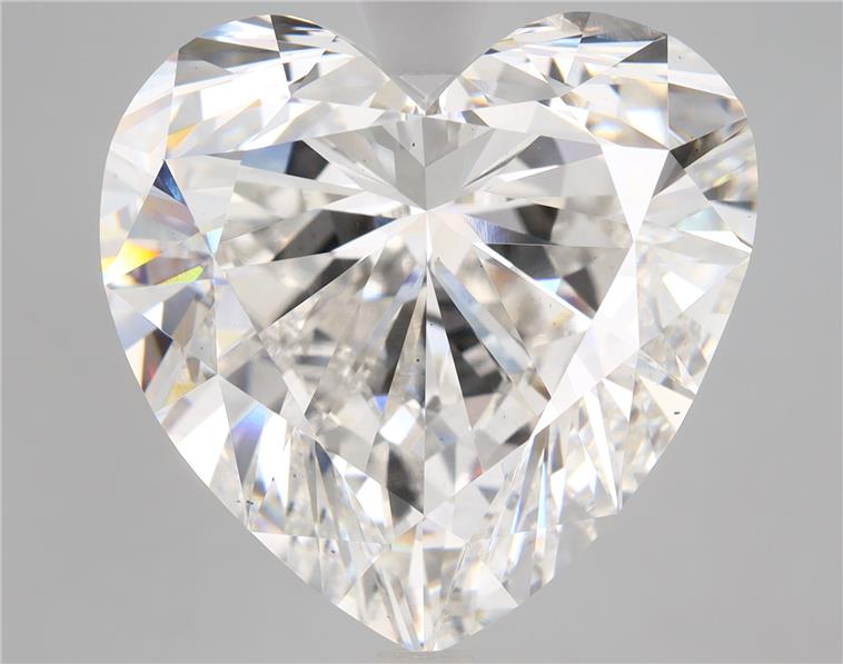 15.18ct lab-grown heart diamond, G color, SI1 clarity, 15.84x16.21x9.75 mm measurements