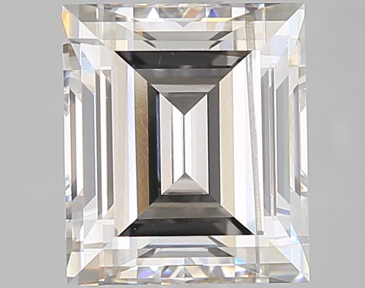 3.01ct baguette cut lab diamond, H color, SI1 clarity, 8.64x7.47x4.85mm