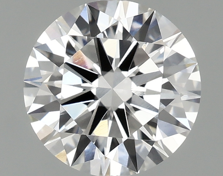 1.37ct round E/VVS1 lab-grown diamond, 7.22mm, IGI certified.