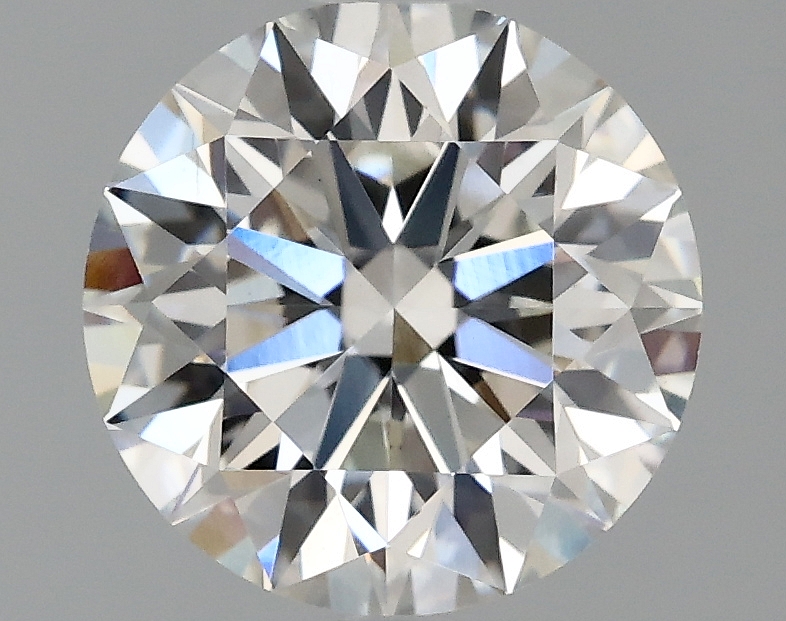 1.57ct round lab-grown diamond, F color, VS2 clarity, IGI certified.