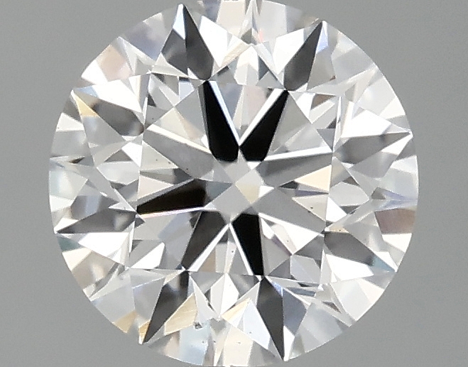 1.58ct round F/VS2 lab-grown diamond, 7.39mm, IGI certified.