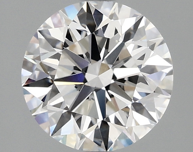 1.68ct round lab-grown diamond, D color, VS1 clarity, 7.51mm ID