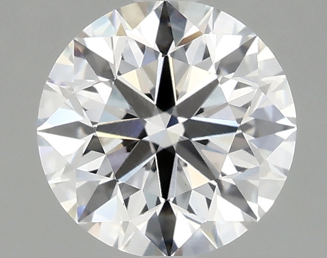 1.89ct round F/VS1 lab-grown diamond, 7.81mm, IGI certified.