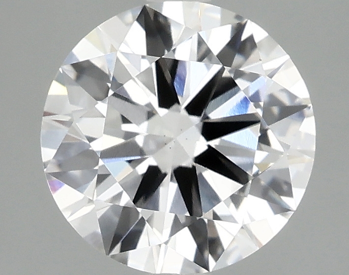 2ct round lab-grown diamond E/VS2, 8.19mm, IGI certified.
