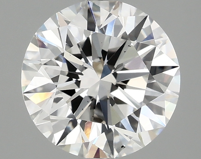 2ct round lab-grown diamond E/VS2, 8.04mm, IGI certified.