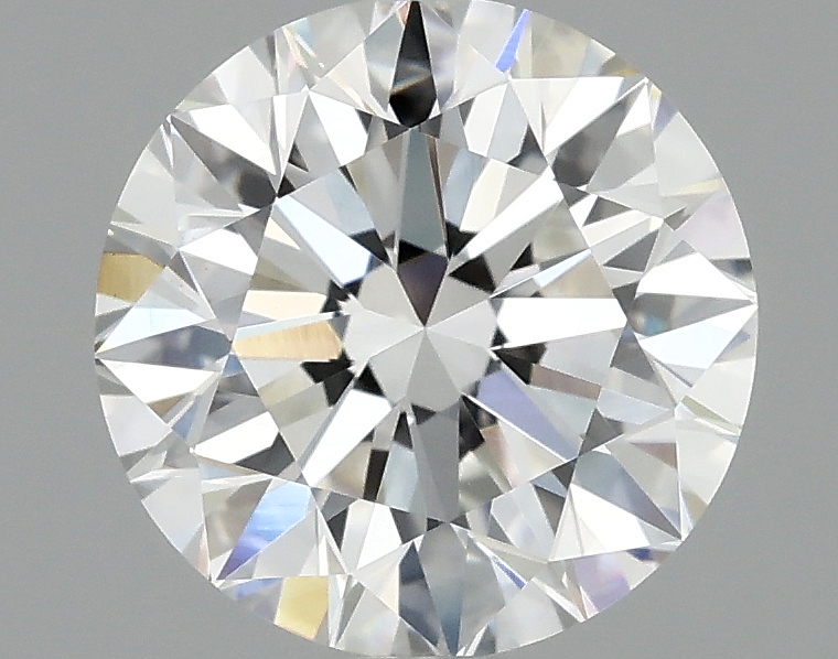 2.03ct round E/VVS2 lab-grown diamond, 7.98mm, IGI certified.
