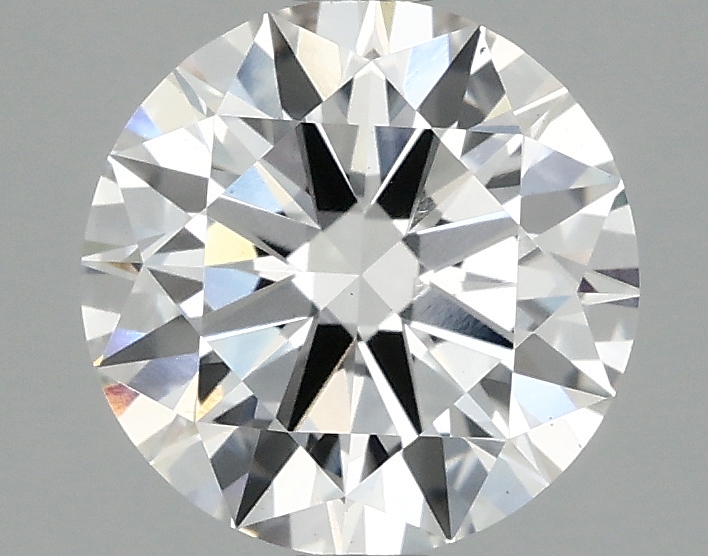 2.03ct round E/VS1 lab-grown diamond, 8.18mm, IGI certified.