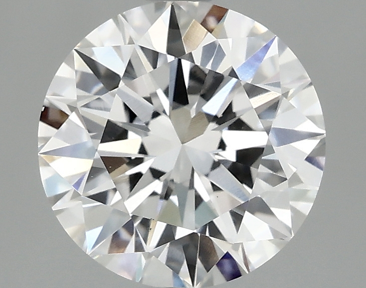 2.04ct round D/VS1 lab-grown diamond, IGI certified, 8.12mm, loose stone.