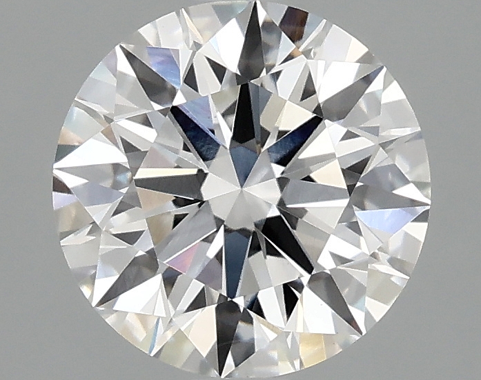 2.04ct round E/VS1 lab-grown diamond, 8.07mm, IGI certified.