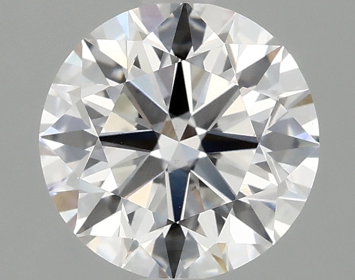 2.04ct round E/VS1 lab-grown diamond, 8.06mm, IGI certified.