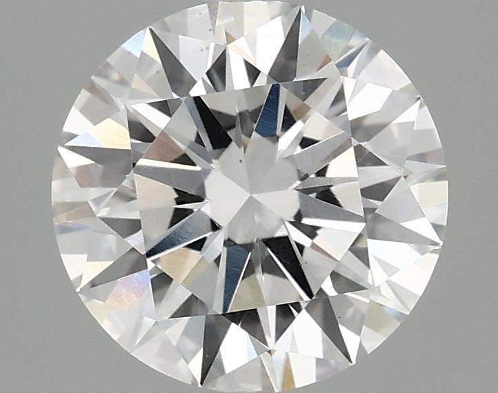 2.04ct round F/VS2 lab-grown diamond, IGI certified, 8.17mm, loose stone.