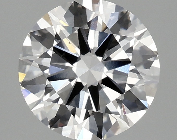2.04ct round F/VS2 lab-grown diamond, IGI certified, 8.25mm ID.