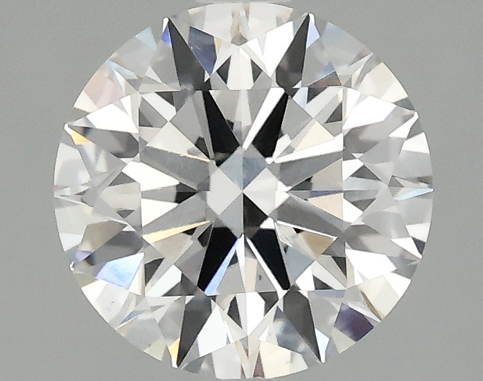 2.06ct round F/VS1 lab-grown diamond, 8.13mm, IGI certified.