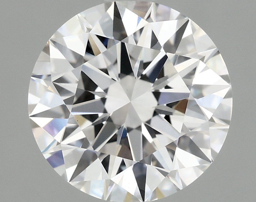 2.07ct round lab-grown diamond E/VVS2, 8.17mm, IGI certified.