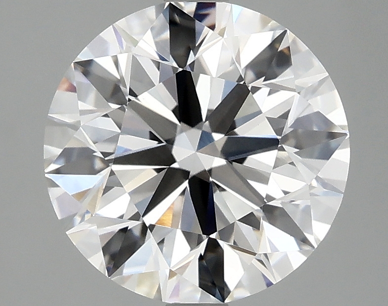 3.07ct round lab-grown diamond E/VS1 with IGI certification.