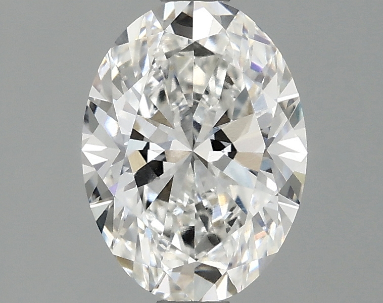 Oval lab-grown diamond, 1.54 carats, F/VVS2, 8.93mm ID