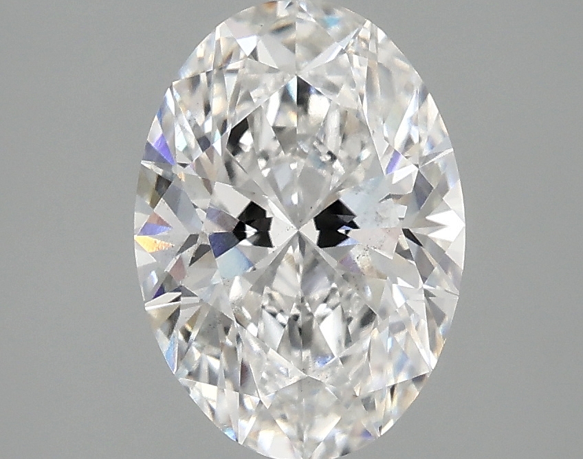 2.04ct oval lab-grown diamond, F color, VS2 clarity, IGI certified