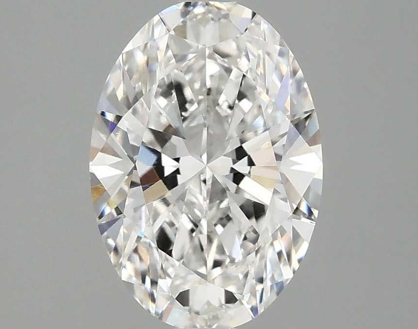 2.06ct oval lab-grown diamond, F color, VVS1 clarity, IGI certified