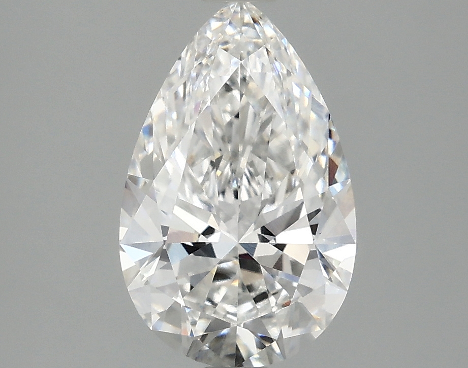 1.83ct pear cut lab-grown diamond, E/VVS1, 10.98mm ID