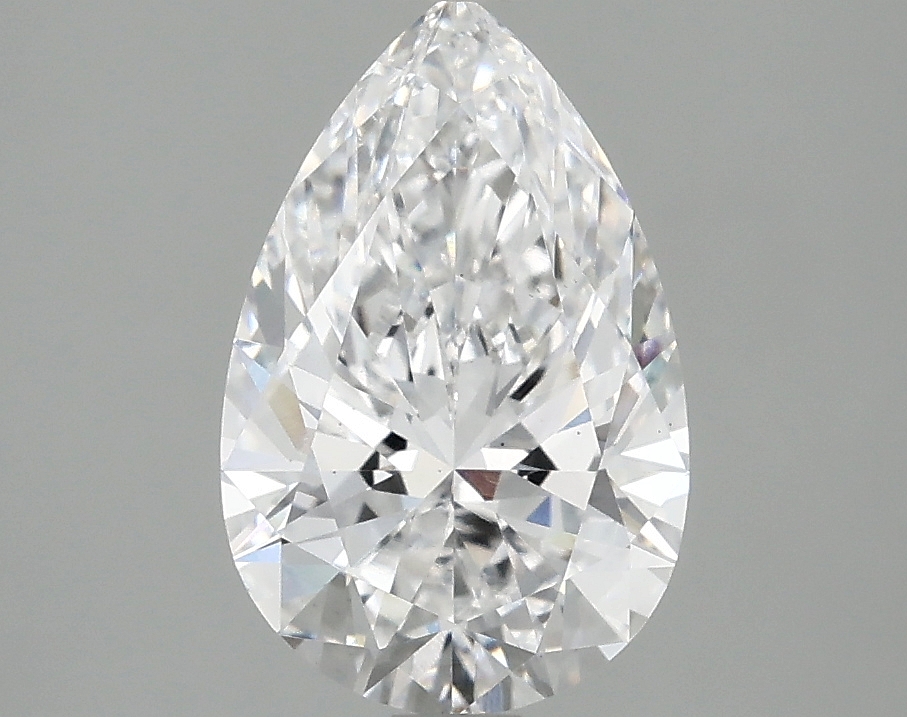 1.89ct Pear Cut Lab-Grown Diamond, D/VS2, 10.83mm ID