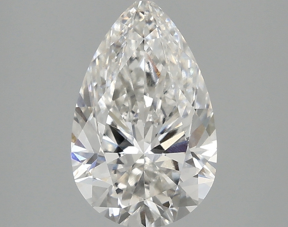 2.11ct Pear Cut Lab-Grown Diamond, F Color, VS1 Clarity