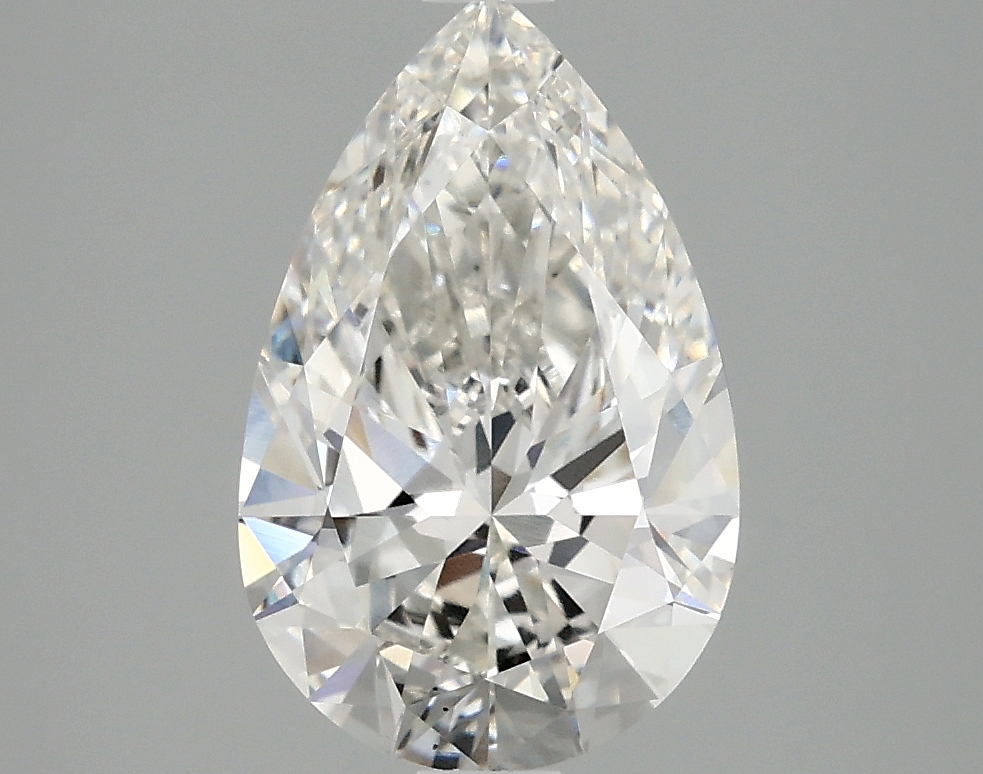 2.45ct Pear Cut Lab-Grown Diamond, F/VS1, 12.03mm ID