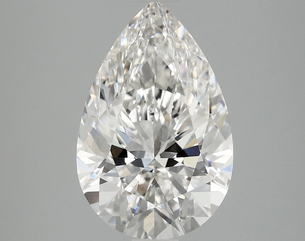 3.08ct Pear lab-grown diamond