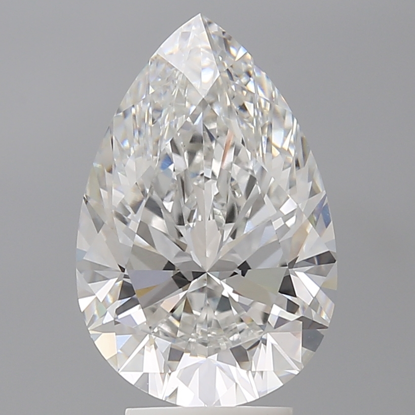 4.53ct Pear Lab Diamond, E/VVS2, 14.02mm ID