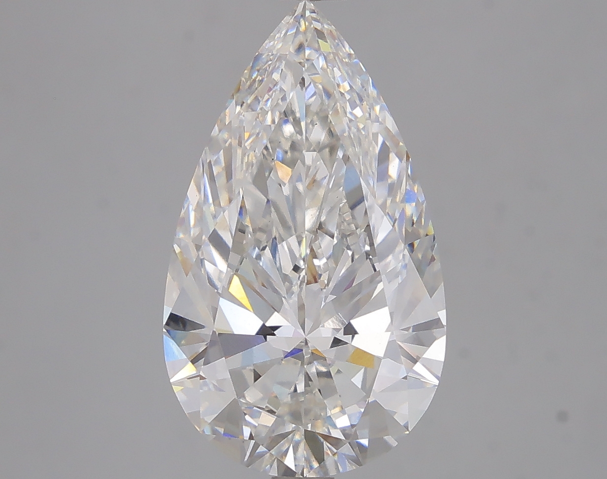 4.59ct Pear Cut Lab-Grown Diamond, F/VS1, 15.56mm ID