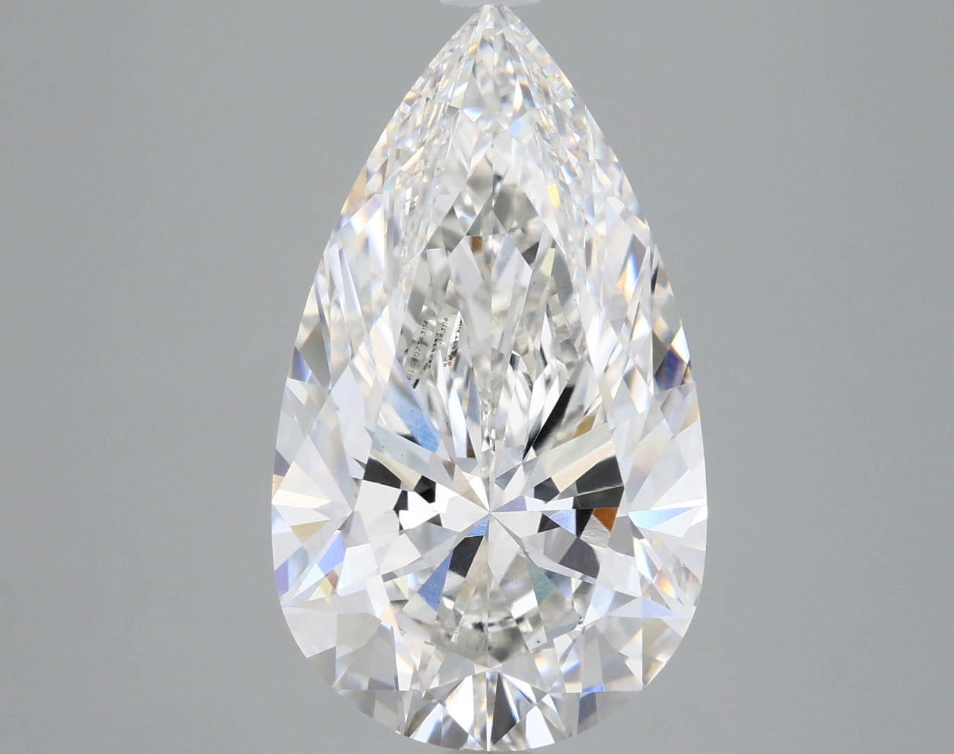 4.87ct Pear Cut Lab-Grown Diamond, F/VS1, 15.89mm ID