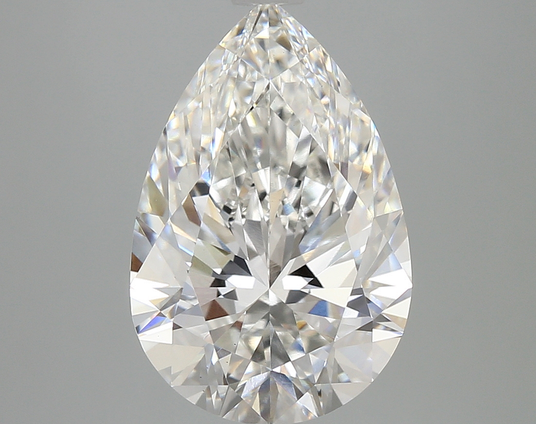 4.87ct Pear Cut Lab-Grown Diamond, F/VS1, 14.52mm x 9.60mm x 5.92mm