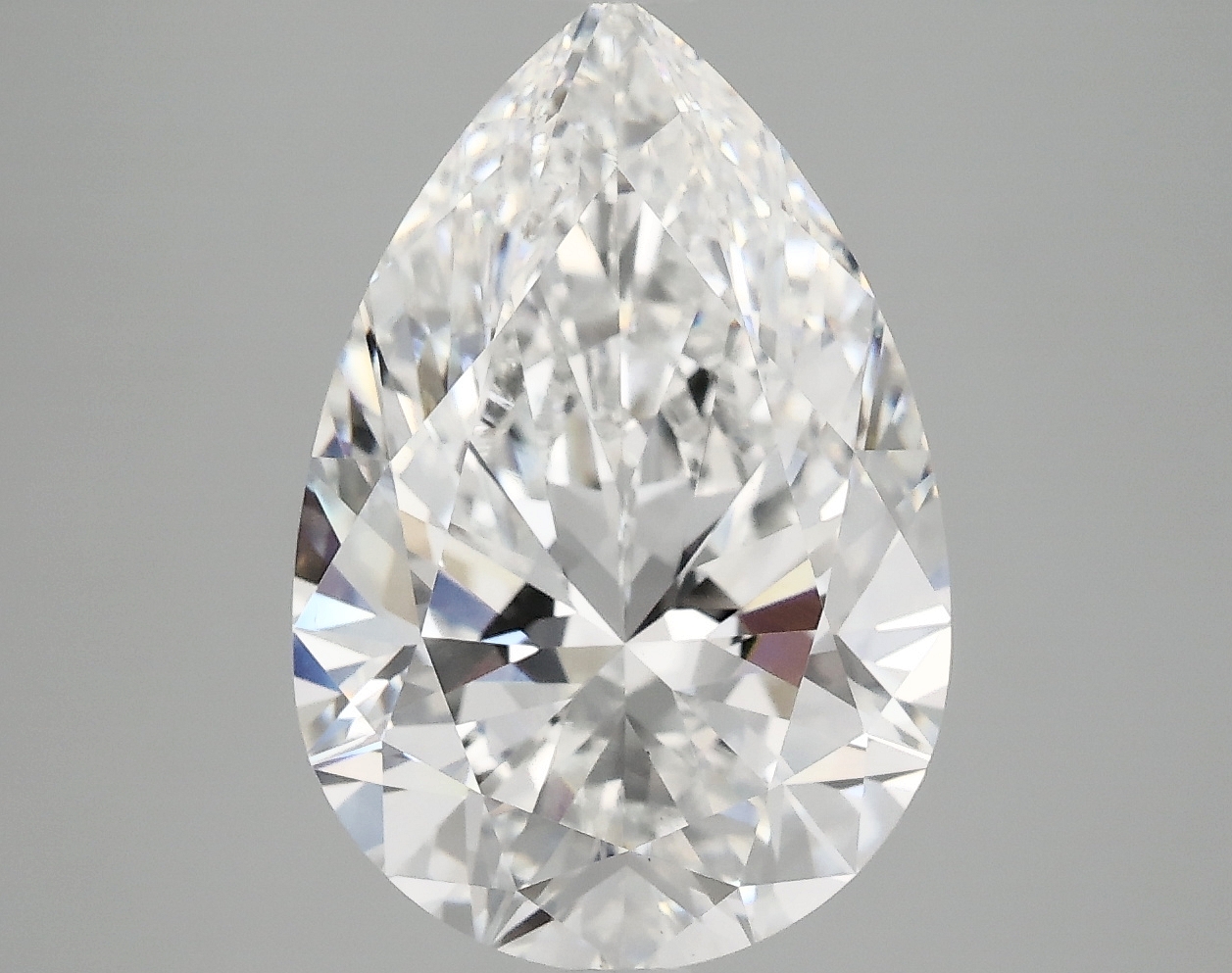 5.58ct Pear Cut Lab-Grown Diamond, E/VS1, 14.81mm ID